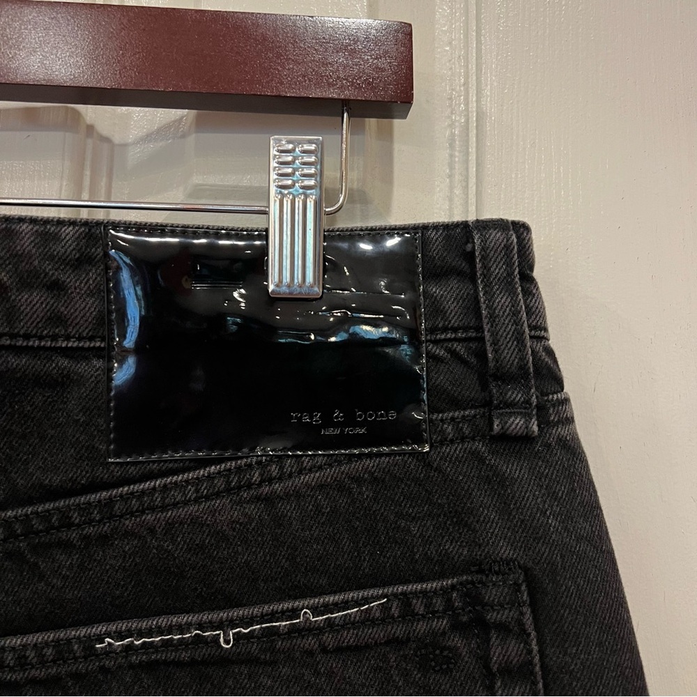 Rag & Bone Maya High Rise Ankle Slim Black Jeans Women’s 33 - Picture 7 of 11